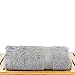 Luxury Hotel & Spa Towel 100% Genuine Turkish Cotton Bamboo (Gray, Bath Towel  - Set of 4)
