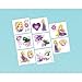 Rapine Temporary Tattoo Disney Princess Birthday Party Favour (16 Pack), Multi Color, 2