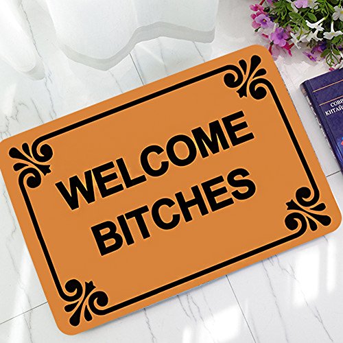 BlueSpace 3D Printing Doormat 23.6 by 35.4 Inch Outdoor Indoor Rubber Door Mats Thin Non Slip Carpets for Front Door Kitchen Bedroom Garden, 2' x 3' - Thumbnail 2