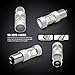 SIRIUSLED Extremely Bright 2835 Chipset Projection 1400 Lumen LED Brake Tail Turn Signal Light Bulb Pure White Size 1157 7528 2057 Pack of 2