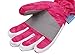 SimpliKids Girl's Waterproof Winter Ski Snowboard Gloves, Pink, M(7-9Y)