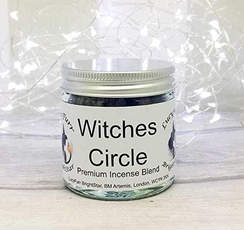Witches Circle Handmade Special Loose Incense Blend Suitable for any Ocasion or Ritual in 60ml Jar