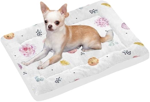 Amazon Trkgnb ペットベッド 花 キンポウゲ属 マット ペットクッション 犬用 猫用 寝床 もこもこ ふわふわ 柔らかい 丸洗える 滑り止め ケージ用敷物 暖かい 四季通用 防寒対策 53x75cm Trkgnb ベッド クッション 通販
