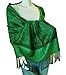 Elegant Paisley Jacquard Pashmina Scarf Wrap Stole (Green/Black(AL))