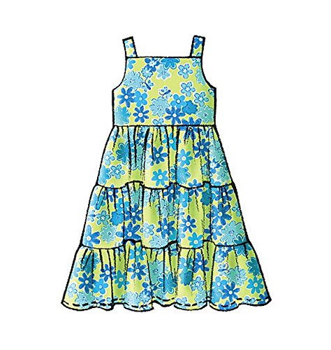 McCall's Patterns M7222 Children's/Girls' Dresses Sewing Template, CDD (2-3-4-5) - Thumbnail 4