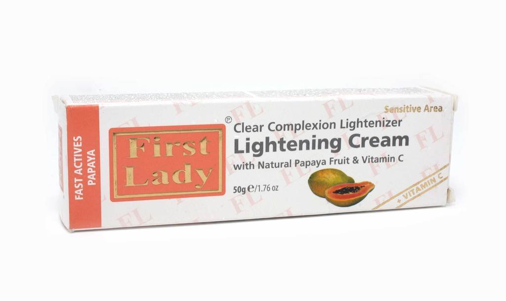 First Lady Papaya Skin Brightening Face Cream 50g - For sensitive area - with vitamin c