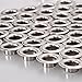 Yescom 1000 pcs Grommet Kit 1/2 inch Size #4 Eyelets and Washers Nickel for Hand Press Workshop Apparel Leather Printing Scrim Banner Tarp YES0384