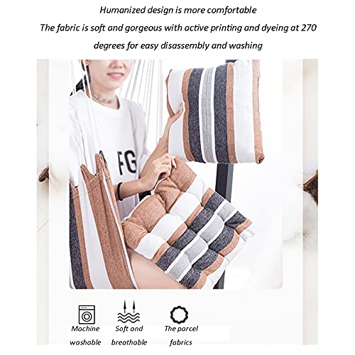 CYYAN Hängesessel Hängestuhl, Hängesessel zum Aufhängen Indoor und Outdoor Hängesessel Hängestuhl für Erwachsene… – Bild 3