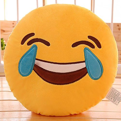 35cm Emoji Smiley Emoticon Yellow Round Cushion Stuffed Plush Soft Soft Toy Pillow (13)