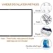 FUN 100 inch Projection Screen 16:9 HD Portable Movies Screen PVC Fabric for Projector Home Theater Outdoor