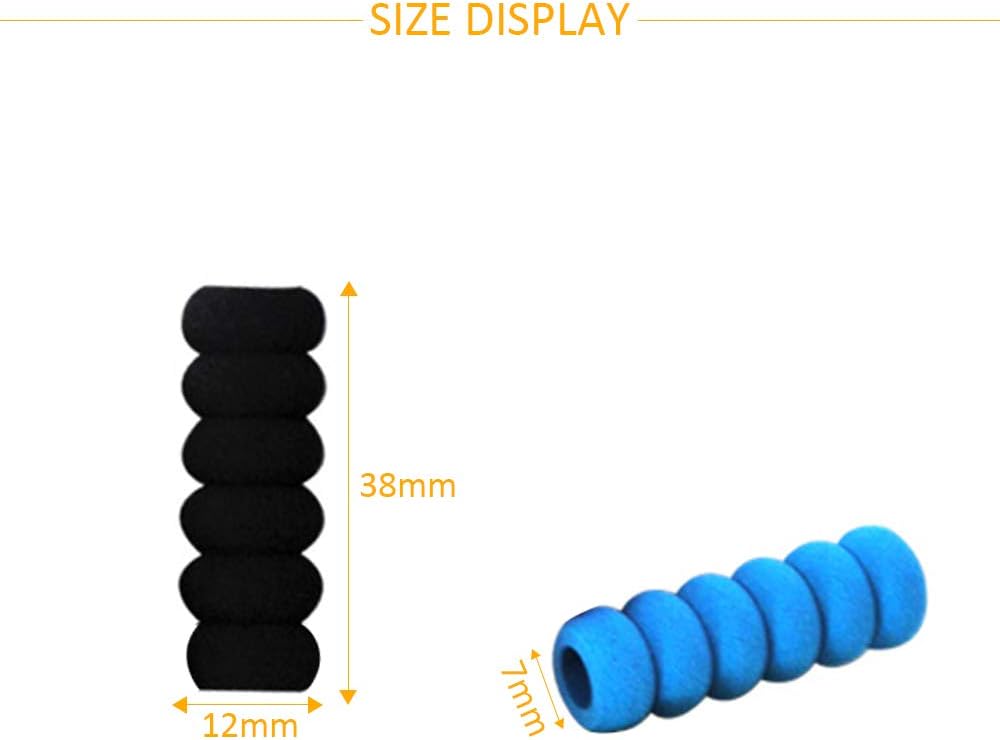 BOZEVON 10 Pieces Pencil Grips - Children Handwriting Pencil Grippers Aid Tool for Kids Adults Special Needs Righties or Lefties - Image 3