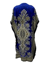 Delena Designs Maxi vestido de noche de caftán largo para mujer