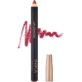 INIKA Organic Long Lasting Lipstick Crayon with Vegan Lipstick and Organic Lip Liner, Hypoallergenic, Cruelty-Free, Matte Finish, Enriched with Vitamin E and Coconut Oil, Chilli Red, 3 g