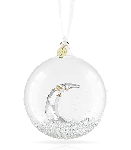 Swarovski Christmas Ball Ornament, a. E. 2018 E, Frosted