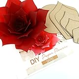 Paper Flower Template Kit Pattern DIY craft Giant Paper Flower Chair Flower Satis
