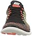 Nike Men's Free 4.0 Flyknit Running Shoe, BLACK/SAIL-HYPER ORANGE-UNIVERSITY BLUE, Size 10.5 D(M) US