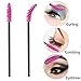 Disposable Mascara Wands 500PCS, Disposable Mascara Applicators Multicolored 10 colors, ECBASKET Mascara Brushes, Eyelash Eyebrow Brushes, Cosmetic Brush Makeup Tools Kit