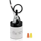 UL Listed Porcelain E26 Lamp Socket with 6'' Wire Lead, High Temp Resistant, Rotary Knob ON/Off Switch with 2 Wire Connector Nuts for DIY Table Lamp,250V 250W for Safe Lighting Replacements​ (1)