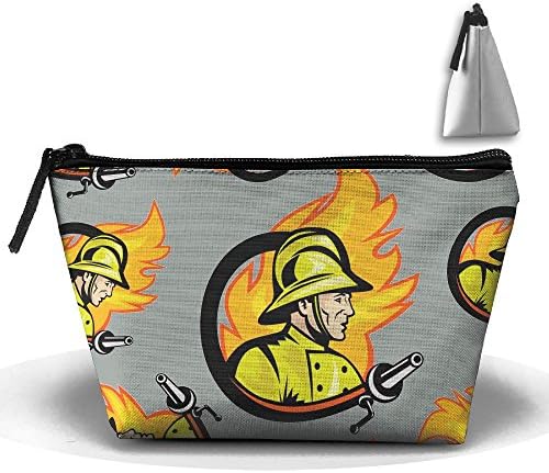 A65sa Cosmetic Bags Firemen Colortone Unisex Cosmetic Bags Handbag Wrist Bags Clutch Bags Cell Phone Bags Purses