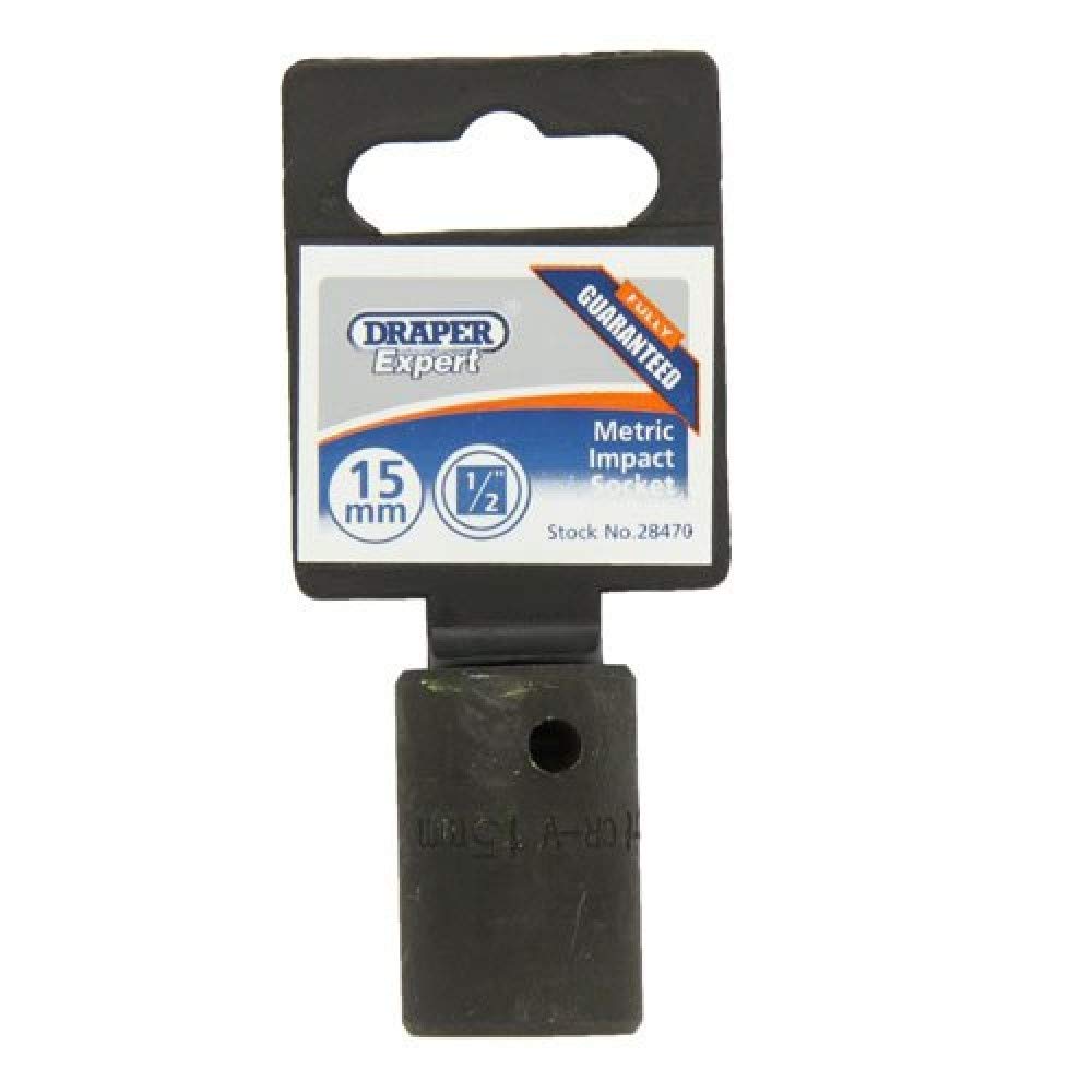 Draper 28470 15mm 1/2-inch Drive Impact Socket