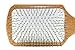 GranNaturals Detangling Metal Pin Bristle Wooden Paddle Hair Brush