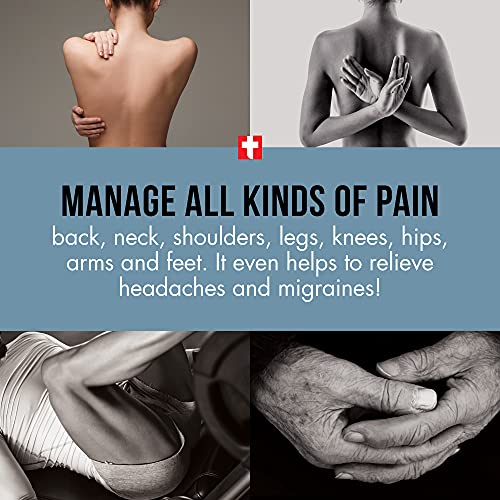 MEDISTIK ICE Roll-On - Natural & Fast Acting Cryotherapy Ice Roll On for Muscle, Joint Pain, Backache & Arthritis Pain Management, Pack of 4