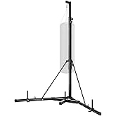 VIVOHOME Height Adjustable Foldable Heavy Duty Boxing Punching Bag Stand Steel Sandbag Rack Freestanding Up to 132 lbs for Home Fitness Stable