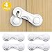 Cabinet Locks Child Safety,Baby Proofing Baby Locks,Child Proof Cabinet Cupboard Lock Latches with 3M Strong Adhesive Tape(4 Pack)