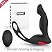 PHANXY® 3 in 1 Remote Controlled Vibrating Prostate Massager/Vibrator with Cock Ring and Ball Loop 9 Speeds G Spot Vibrator Waterproof Anal Sex Toy for Men Women and Couples