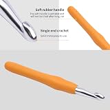 SUVSOON 10mm Crochet Hook Ergonomic Soft Handle Random Color view 3