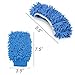 Mop Slippers Dusting Mitt, Duster Mop Slippers Shoes Cover 2 Pairs Mop Slipper Shoes Cover with 2 Pairs Chenille Microfiber Dusting Mitt Wash Mitt for Car,House,Windows Cleaning