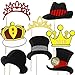 Joyin Toy New Year Eve 2018 Glittered Photo Booth Props for New Year Eve Party Supply Party Favor