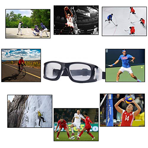 Flantor Outdoor Sports Goggles Over Glasses, Anti Shock Collision