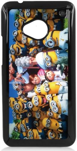 Despicable Me Minions HTC One M7 Hard Plastic Black or White case (Black)