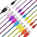 Micro USB Charger, Besgoods 8 Pack Colors 6ft Micro USB Cable High Speed Charge Sync Charging Cable Cord for Android, Samsung, HTC and More