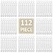 112 Pack Mini Wedding Bubble Wand (White Circle Style), Ideal Party Favors For Anniversaries, Celebration Supplies, Valentine’s Day, Pool Parties, Family Reunion, and Great Gift for Couple Boy Girl