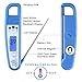 Meat Thermometer, Digital Instant Read Food Thermometer with Splash Proof Body and Backlight Display for Kitchen Cooking, Grilling, and Barbecue, with 2 EXTRA Batteries