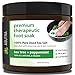 ASUTRA Invigorating and Therapeutic Foot Soak + Pedicure Pumice Stone (Dead Sea Salt w/Tea Tree & Peppermint Oils), 16 oz - Helps to Soften Calluses, Corns, and Cracked Feet