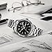 Mens Watches Men Waterproof Silver Stainless Steel Wrist Watch Date Luxury Simple Design Watches for Man