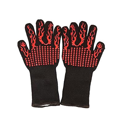 ZenLife™ Professional Heat & Cut resistant Oven Gloves (1 pair) - 932°F Heat Resistance & Cut Resistance - Perfect for BBQ, Cooking, Grilling, Baking - Extra Long for Forearm Protection