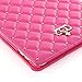 Best New iPad 2017 iPad 9.7 inch Case, Awsaccy(TM) Premium PU Leather Crown Design Bling Diamond Heavy Duty Shockproof Protective Smart Stand Case Cover for New iPad 9.7-inch 2017 Release, Hot Pink