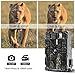 Trail Camera - PetElf 1080P 16MP Hunting Trail Game Camera Wildlife Monitoring Cam 48pcs IR LEDs Night Vision Motion Activated, 2.4