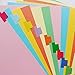 Chris.W A5 Size 6-Ring Paper Index Divider Category Page Tab Indexing Cards, Great Personal Planner/Notebook/Loose Leaf Binders/Reposrts Accessories, 1 Set of 12 Tabs
