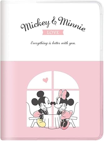 Amazon カミオジャパン ディズニー ミッキー ミニー 手帳 21年 A6 マンスリー 年 10月始まり 手帳 文房具 オフィス用品