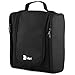 Toiletry Bag For Men & Women – Large Hanging Travel Toiletries Kit - Cosmetic & Makeup Organizer – Use in Hotel, Bathroom, Camping, Gym – Black Color