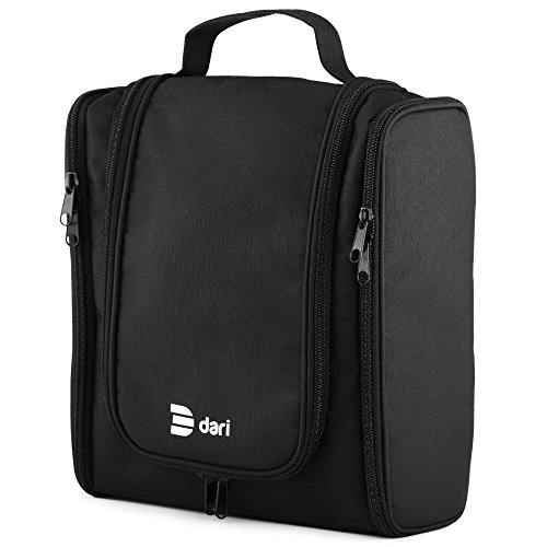 large black toiletry bag