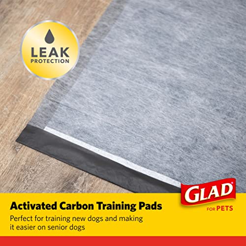 Glad for Pets Black Charcoal Puppy Pads Puppy Potty Training Pads