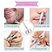 Beard &Nose Hair Beauty Scissors，Stainless Steel Small Scissors for Eyebrows,Eyelashes,nail,Curved and Safety Rounded Tip Trimming Shears for Men Women