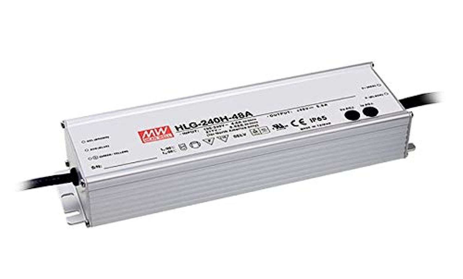 Meanwell HLG-240H-24A AC-DC Single Output LED Driver, Mix Mode with PFC,244.2x68x38.8mm