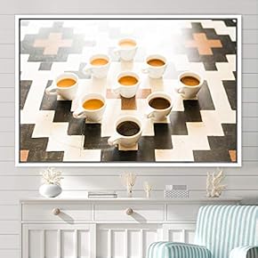 signwin Framed Canvas Wall Art Coffee in The...